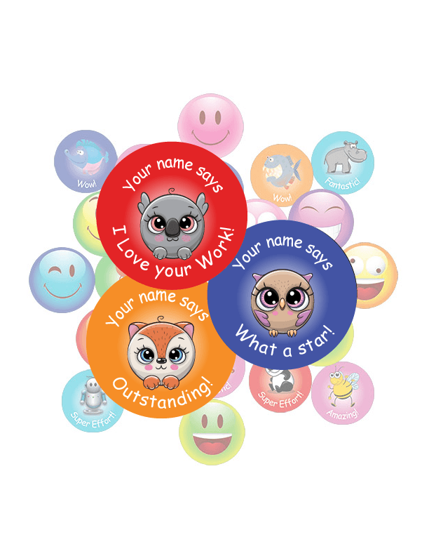 Cute Round Animals Gift Pack