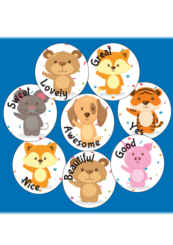 Cute Confetti Animals