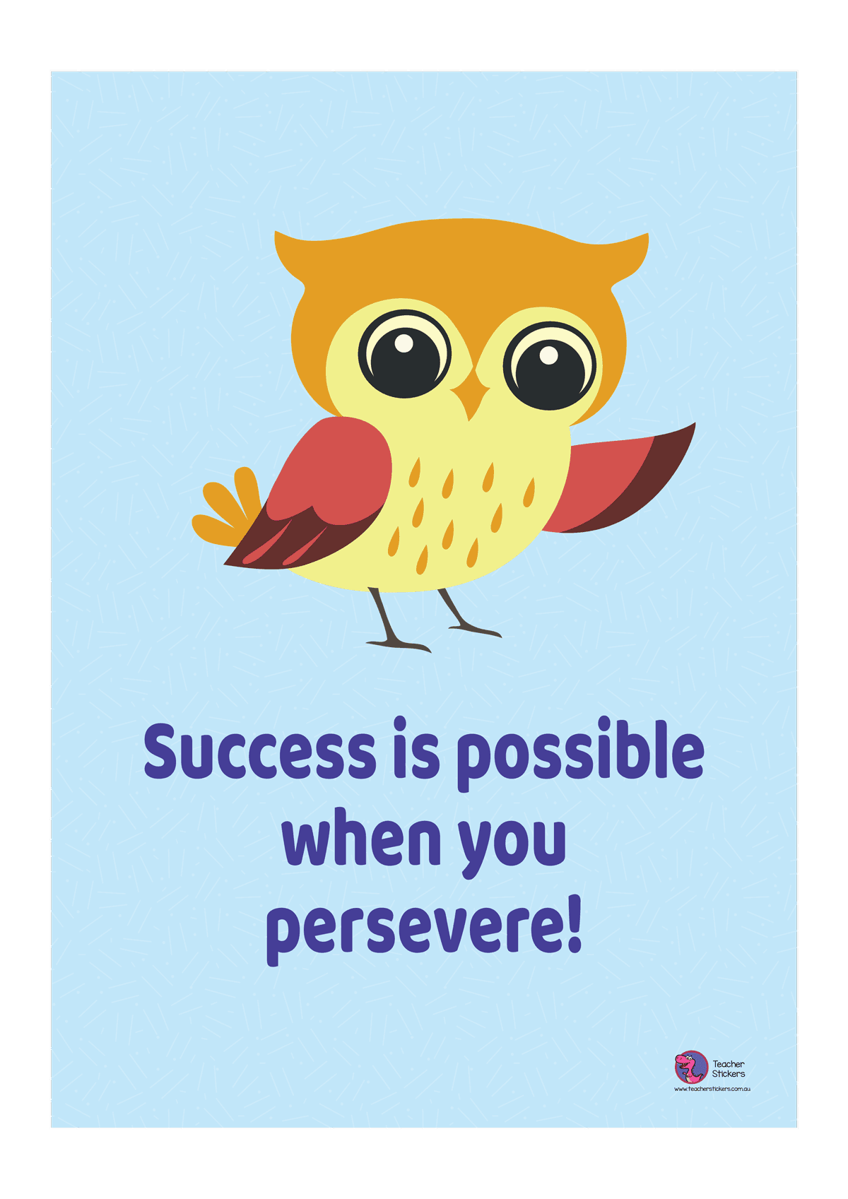Success is possible when you persevere
