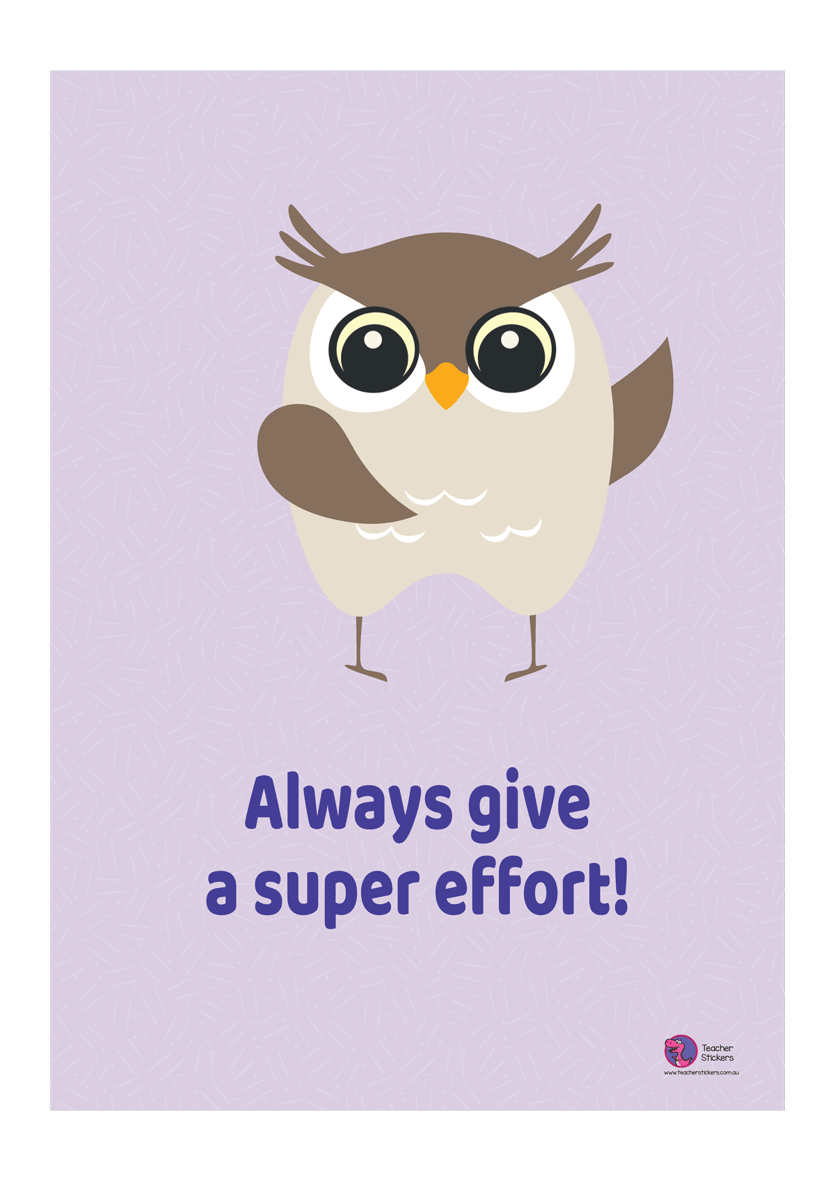 Always give a super effort