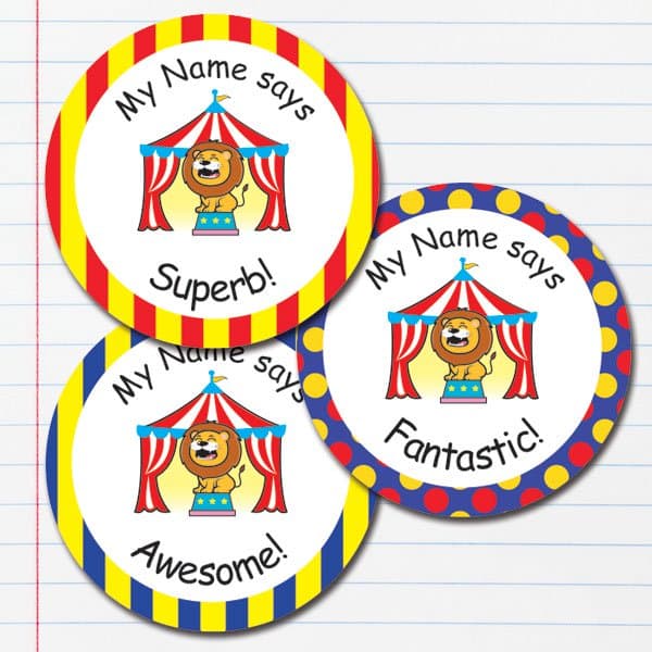 Circus Round Personalised