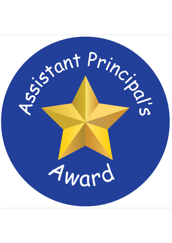 Assistant Principal's Award Stickers
