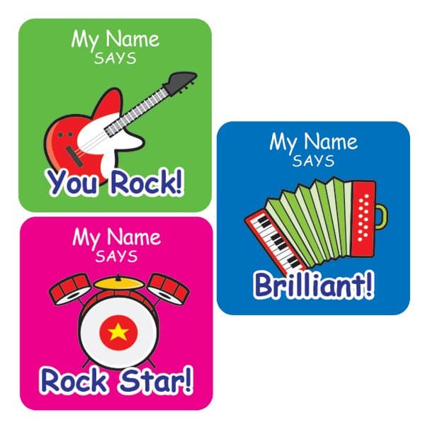 Music Theme Square Personalised